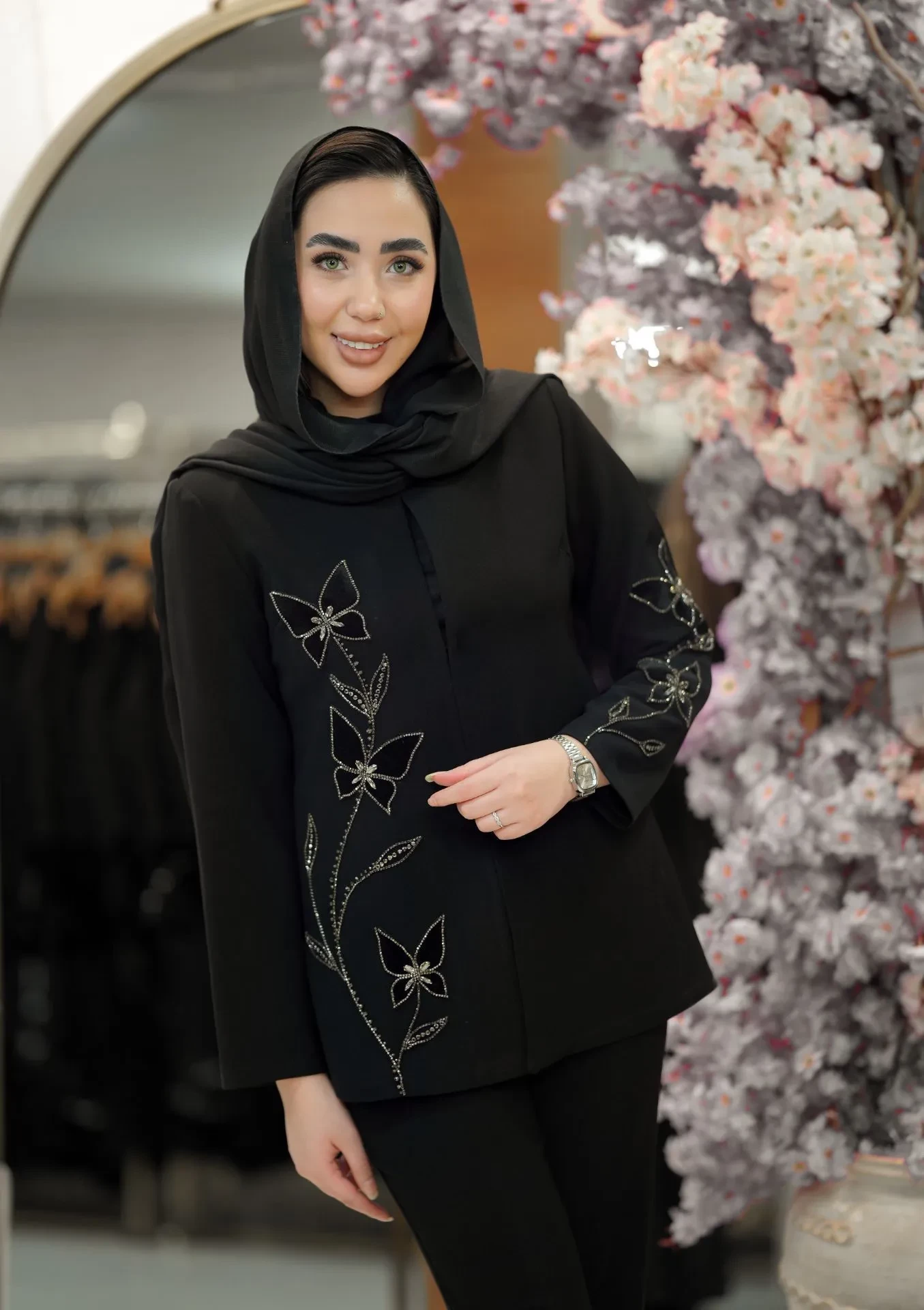 کت جواهردوزی شده مدل پرند