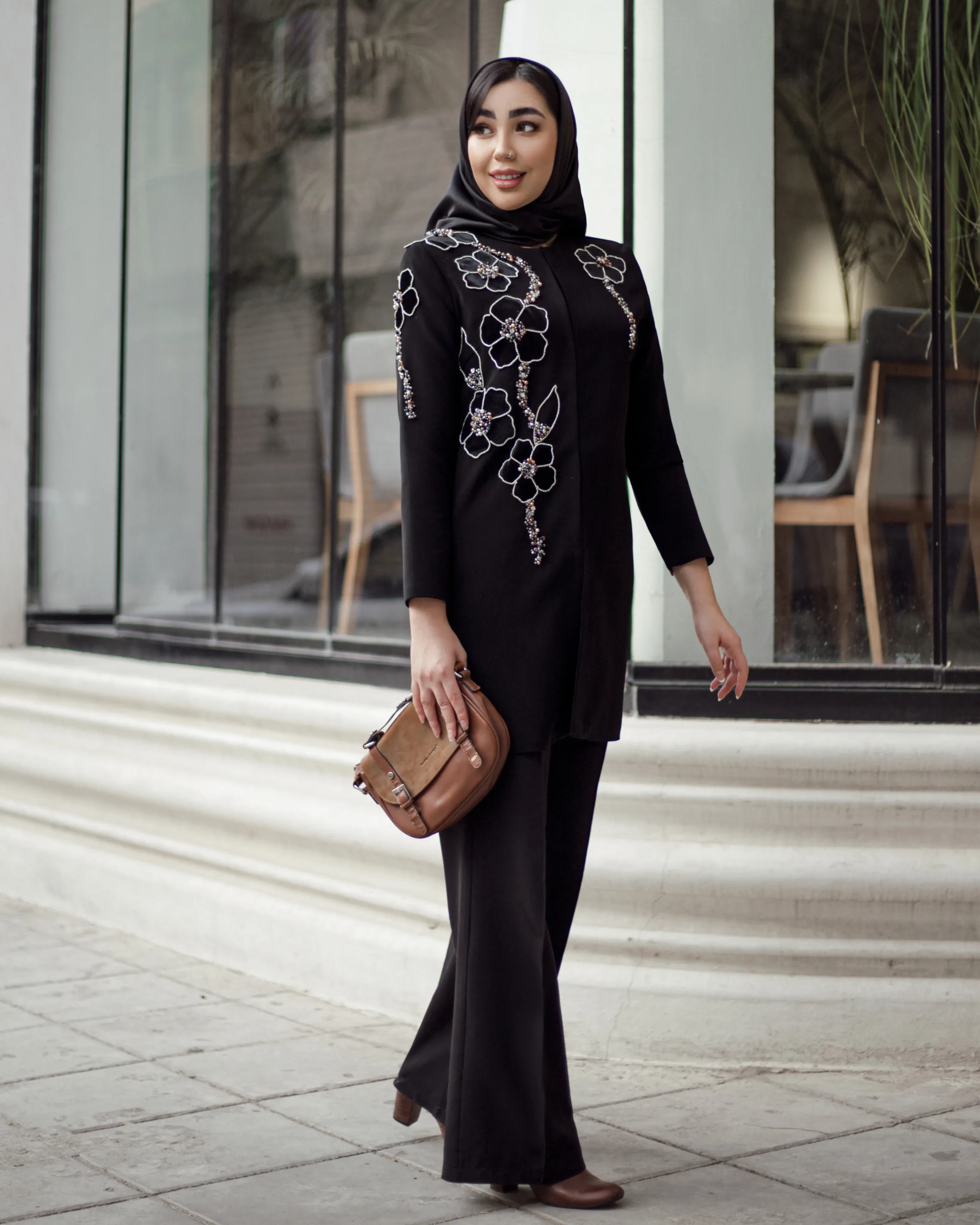 کت جواهر دوزی مدل شکوفه