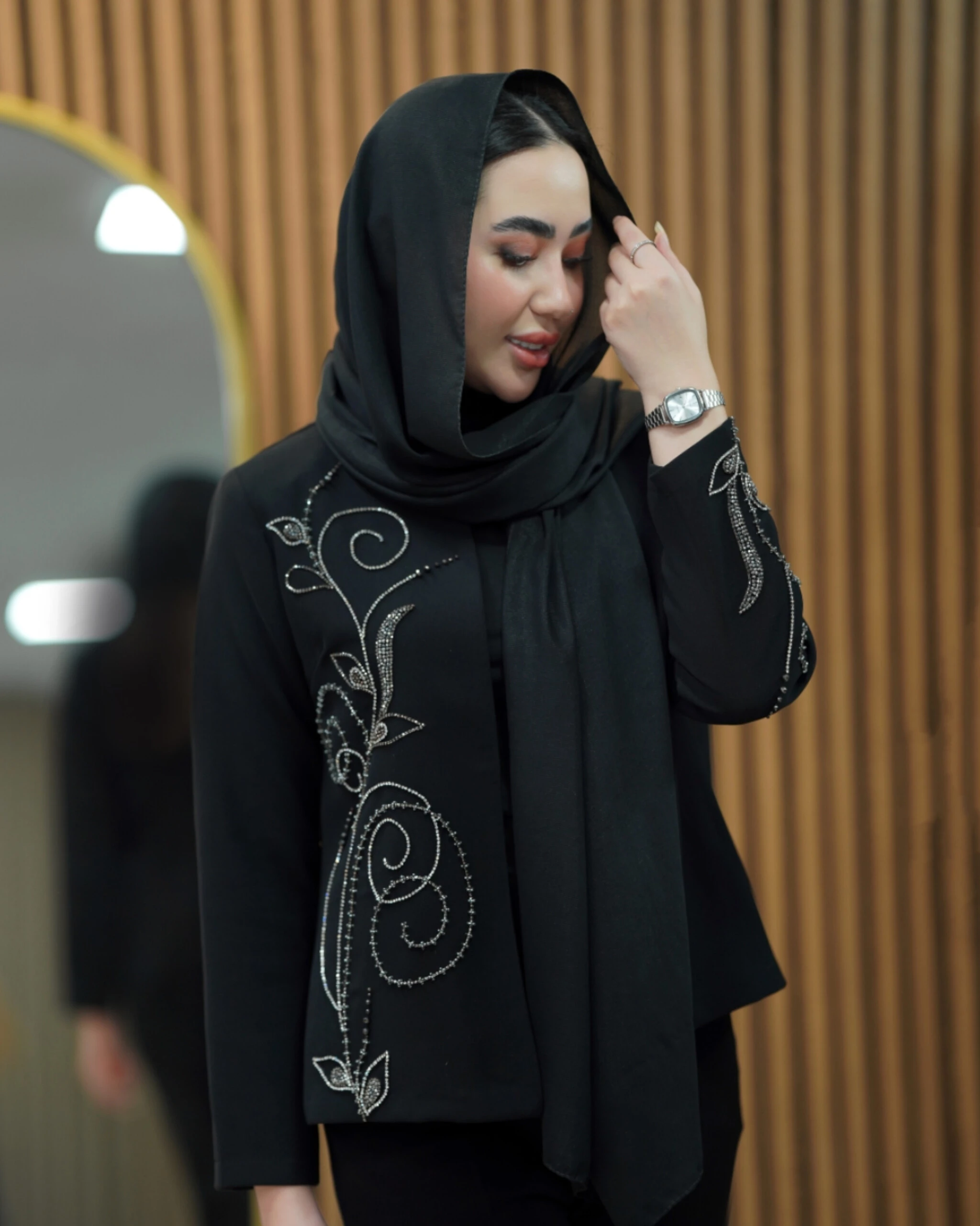 کت جواهردوزی شده مدل شمیم
