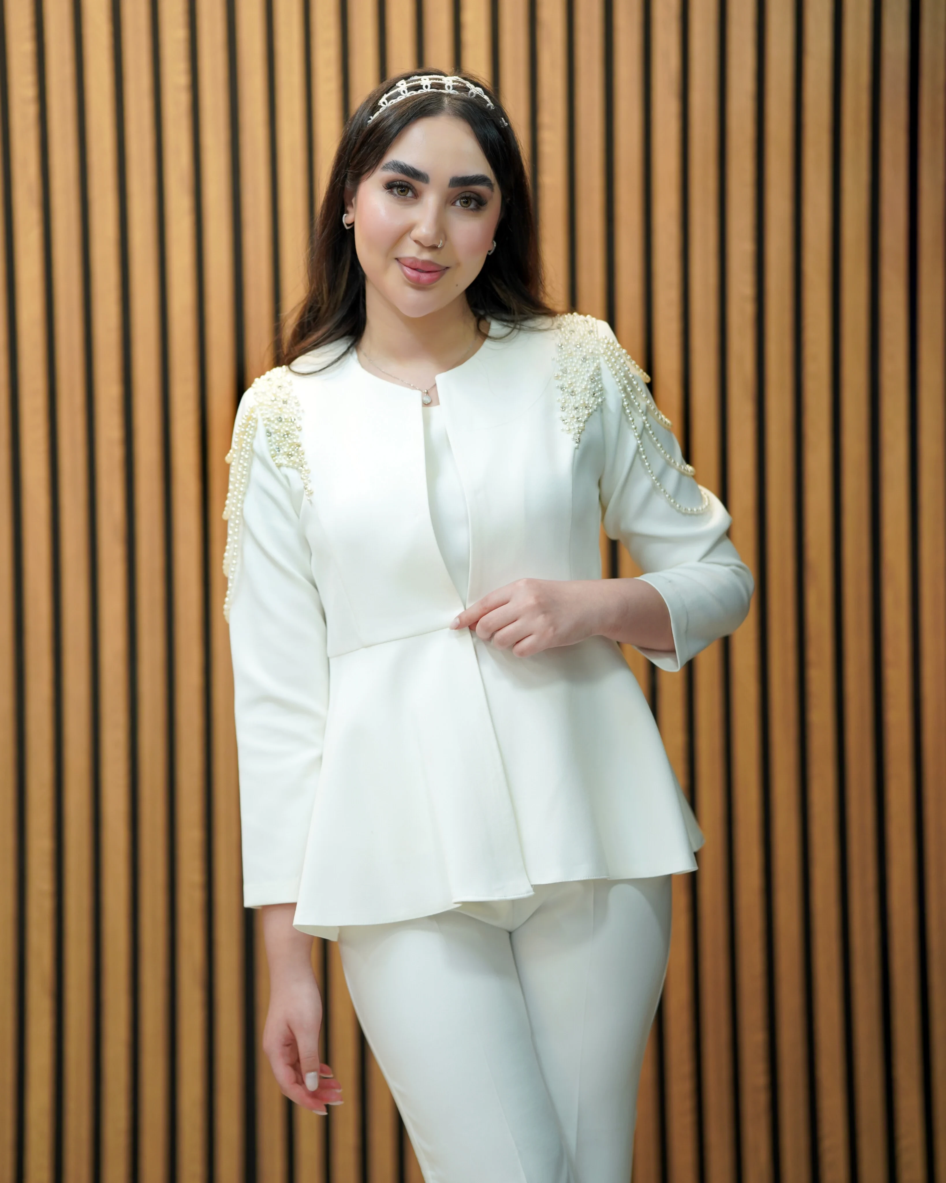 کت شلوار محضری مروارید 