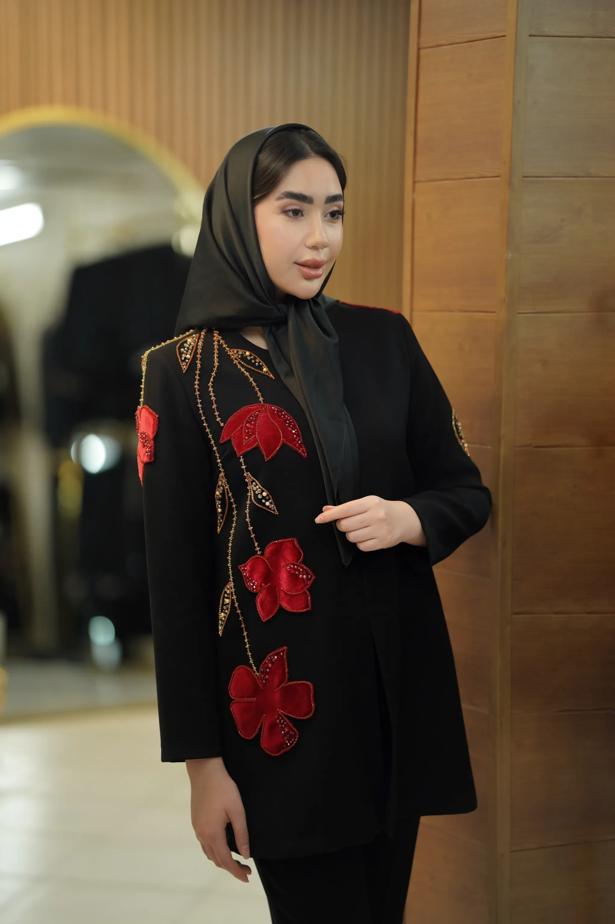 کت جواهردوزی مدل ارکیده