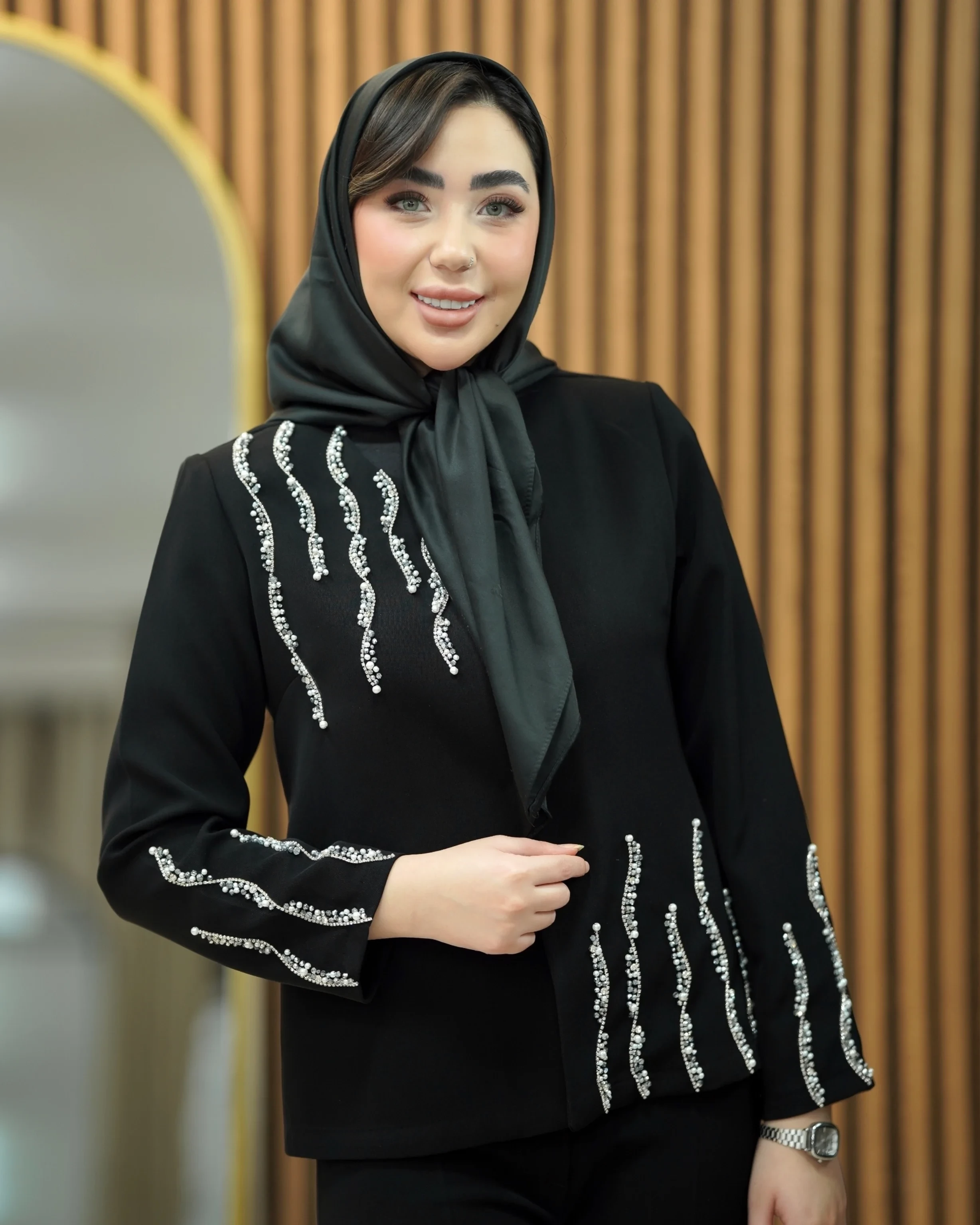کت جواهردوزی شده مدل آوینا
