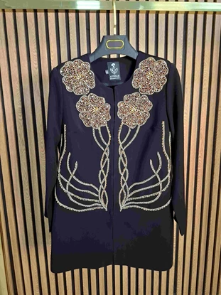 کت جواهر دوزی نگین