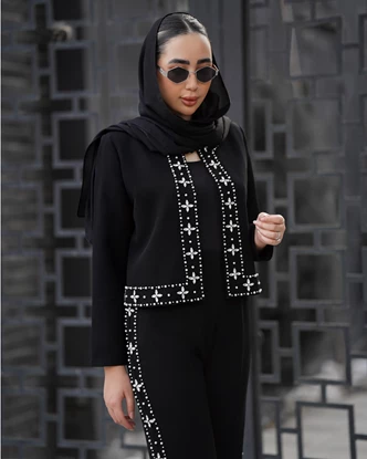 کراپ شلوار مروارید
