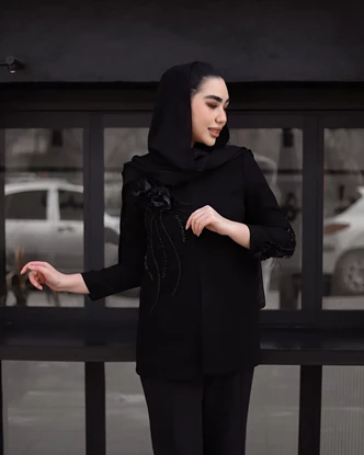 کت جواهر دوزی مدل کژال