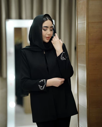 کت جواهردوزی شده مدل ملکا
