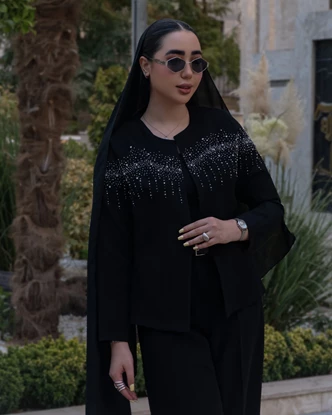 ست کراپ کت و شلوار مدل لعیا 