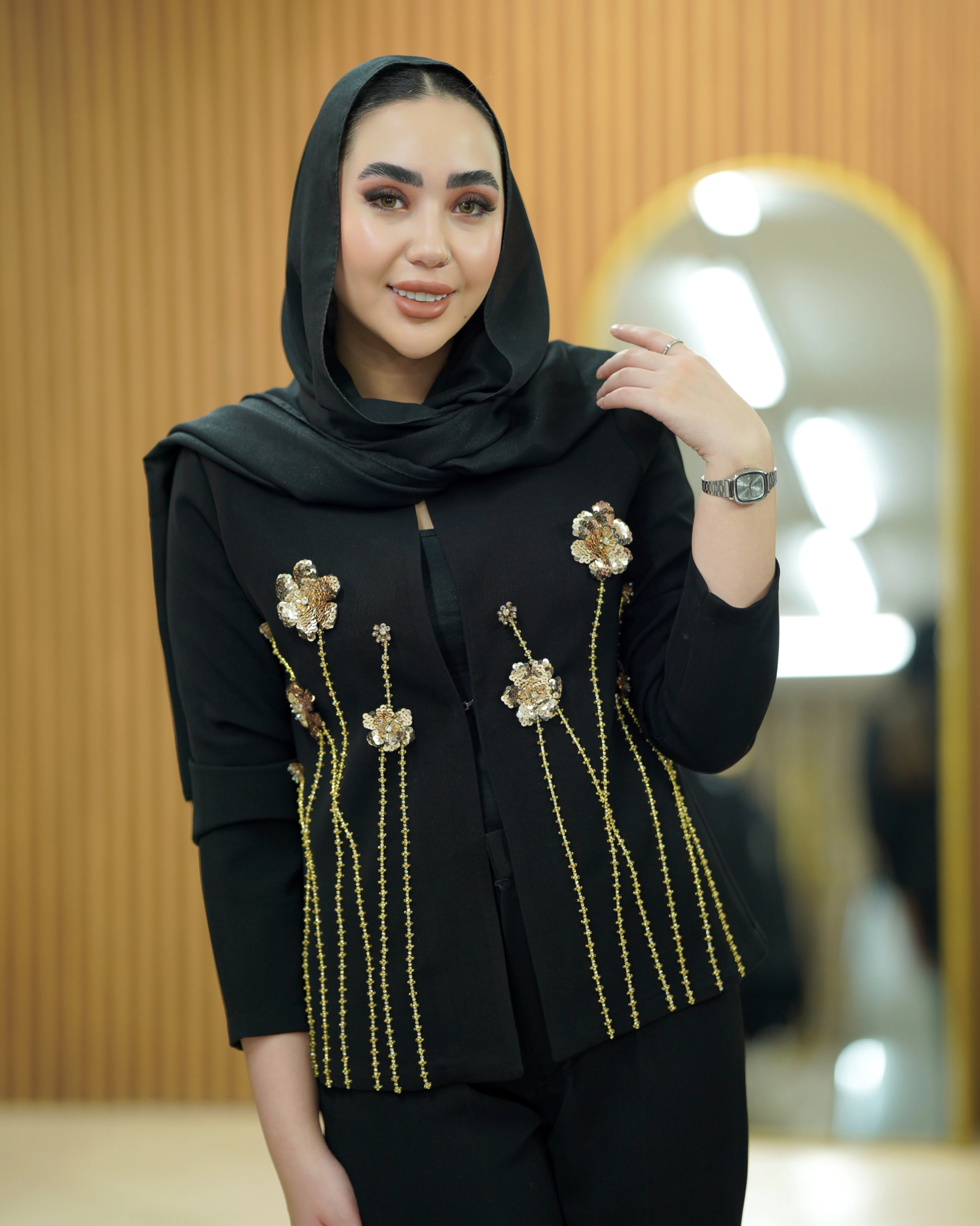 کت جواهردوزی شده مدل ماهک
