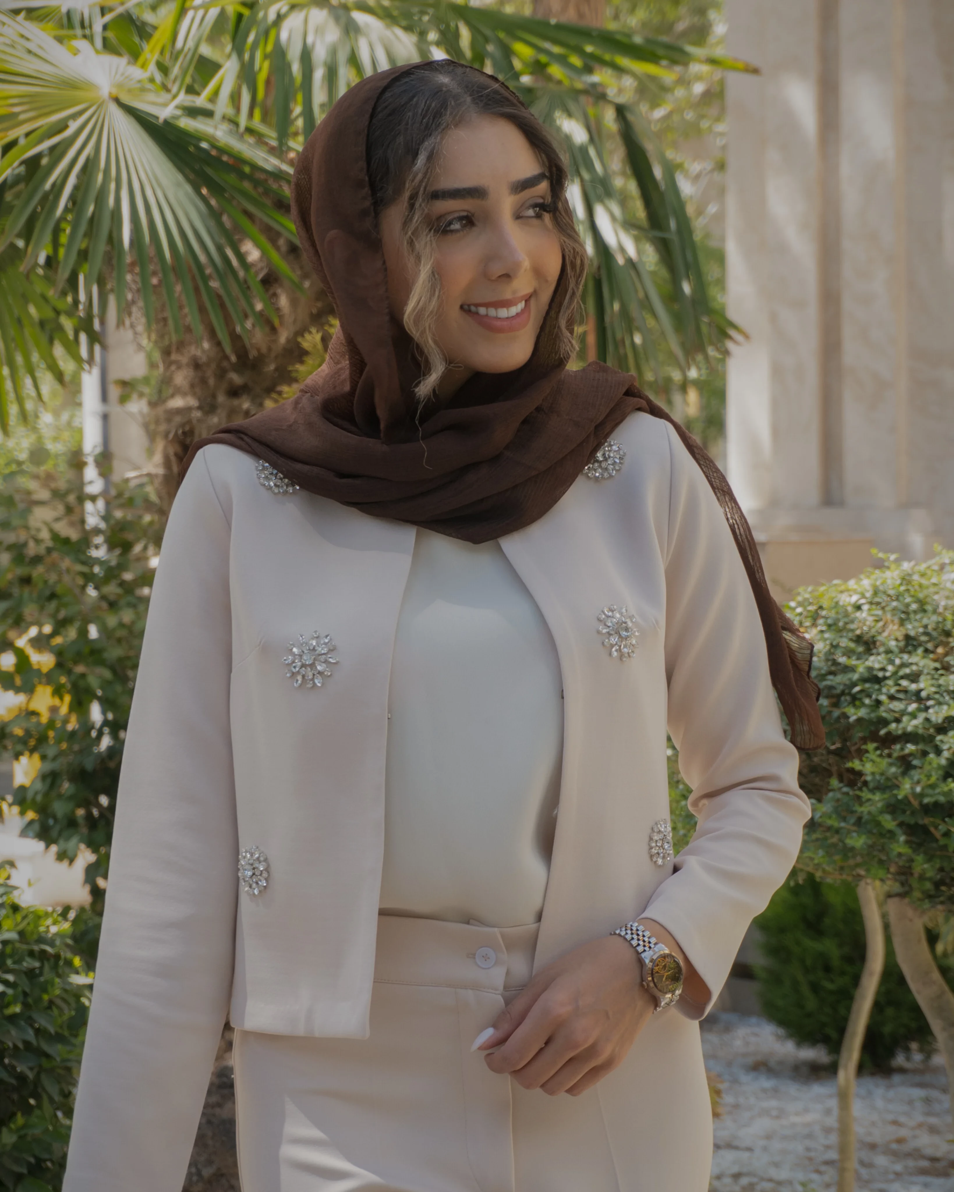 کت کراپ شلوار خورشید 