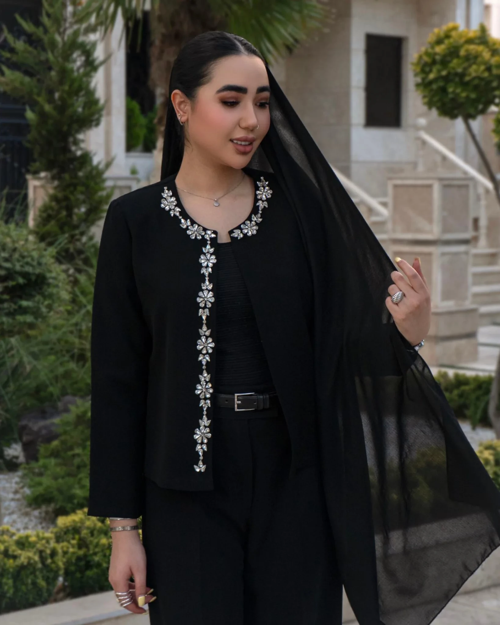 ست کراپ کت وشلوار مدل حلما 