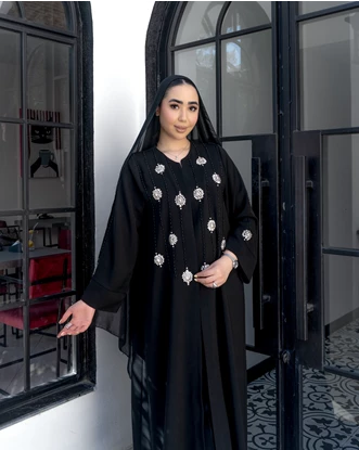 عبا جلوباز جواهردوزی مدل روناک
