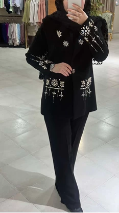 کت جواهر دوزی ستاره