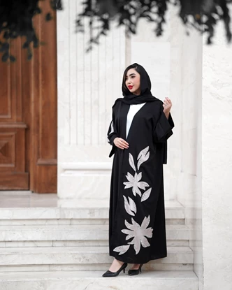 عبا جلو باز مدل مرجان