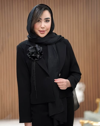 ست کت کراپ و شلوار مدل هلن