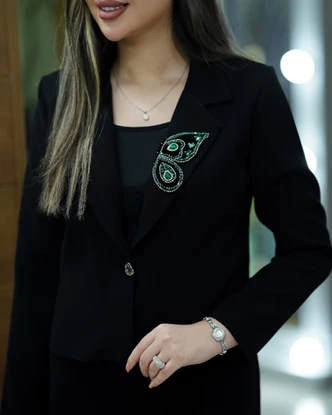 کت تک کراپ مدل عطرین