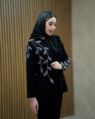 کت جواهر دوزی مدل روژین