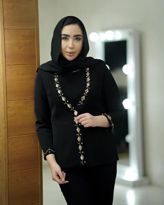 کت جواهر دوزی مدل آفاق