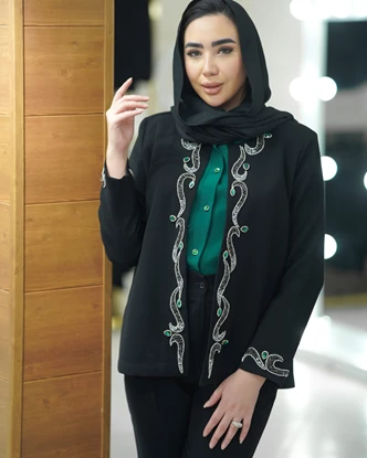 کت جواهر دوزی مدل خاتون