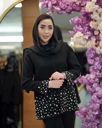 کت جواهردوزی شده مدل طناز