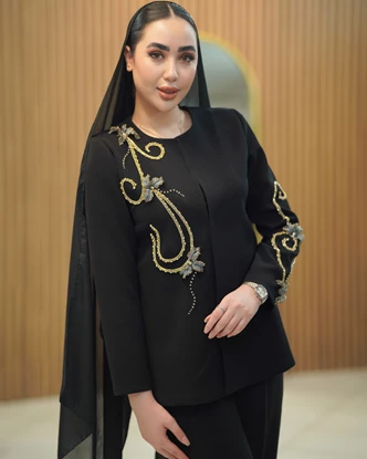 کت جواهردوزی شده مدل جانان