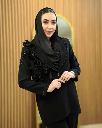 کت جواهردوزی شده مدل خاطره