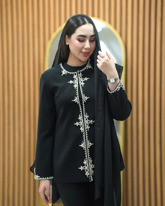 کت جواهردوزی شده مدل الماس
