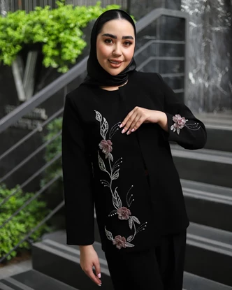 کت جواهردوزی مدل نیلوفر