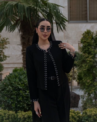 ست کراپ کت و شلوار مدل پریسا 