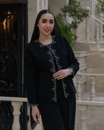 ست کراپ کت و شلوار مدل ژینوس 