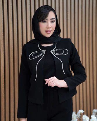 کت کراپ و شلوار هانی