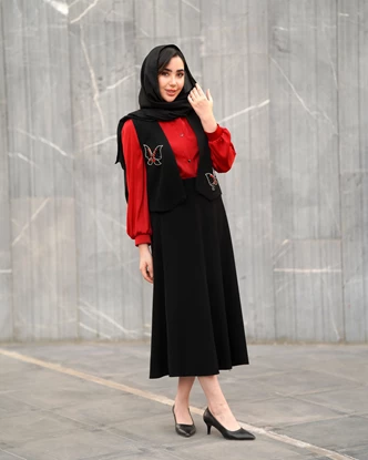 وست تک جواهردوزی شده مدل یلدا